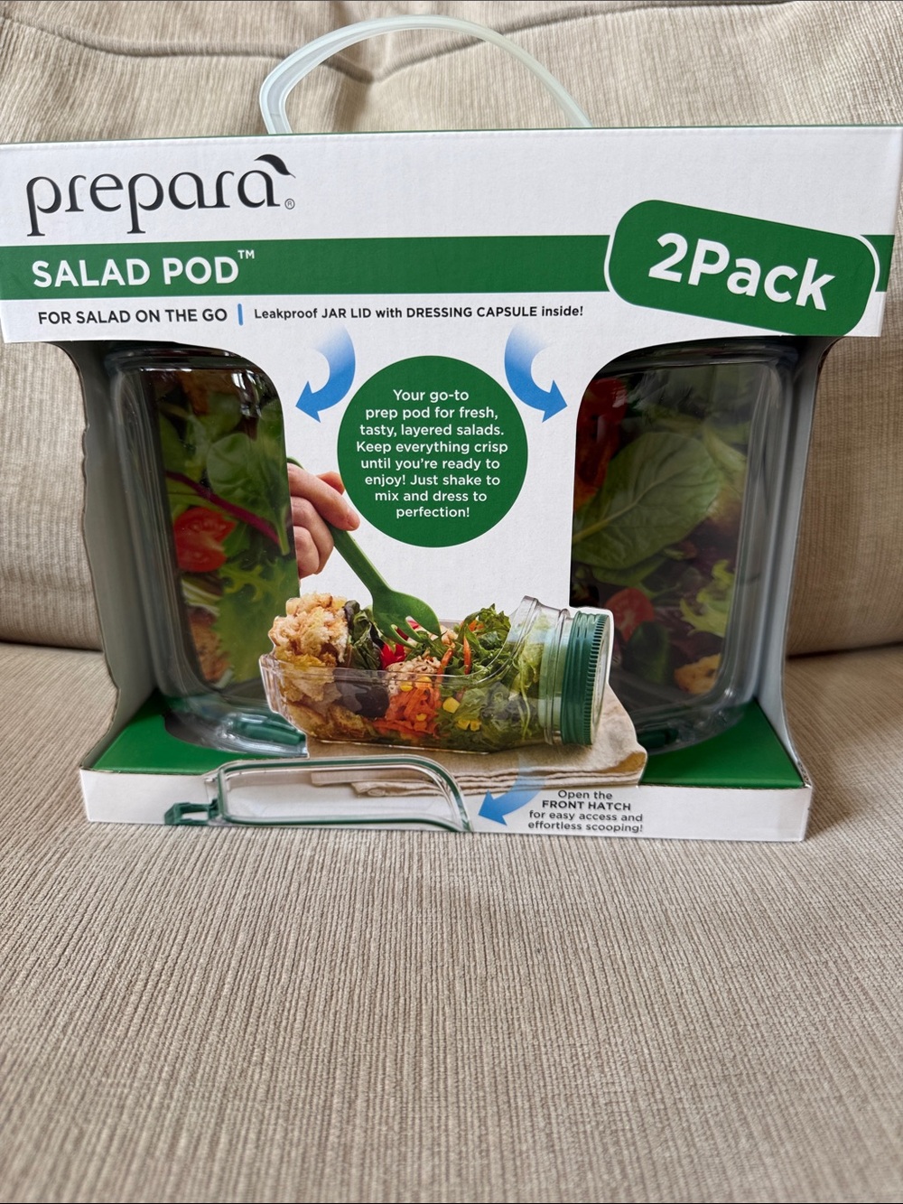 prepara 2 pack salad pods